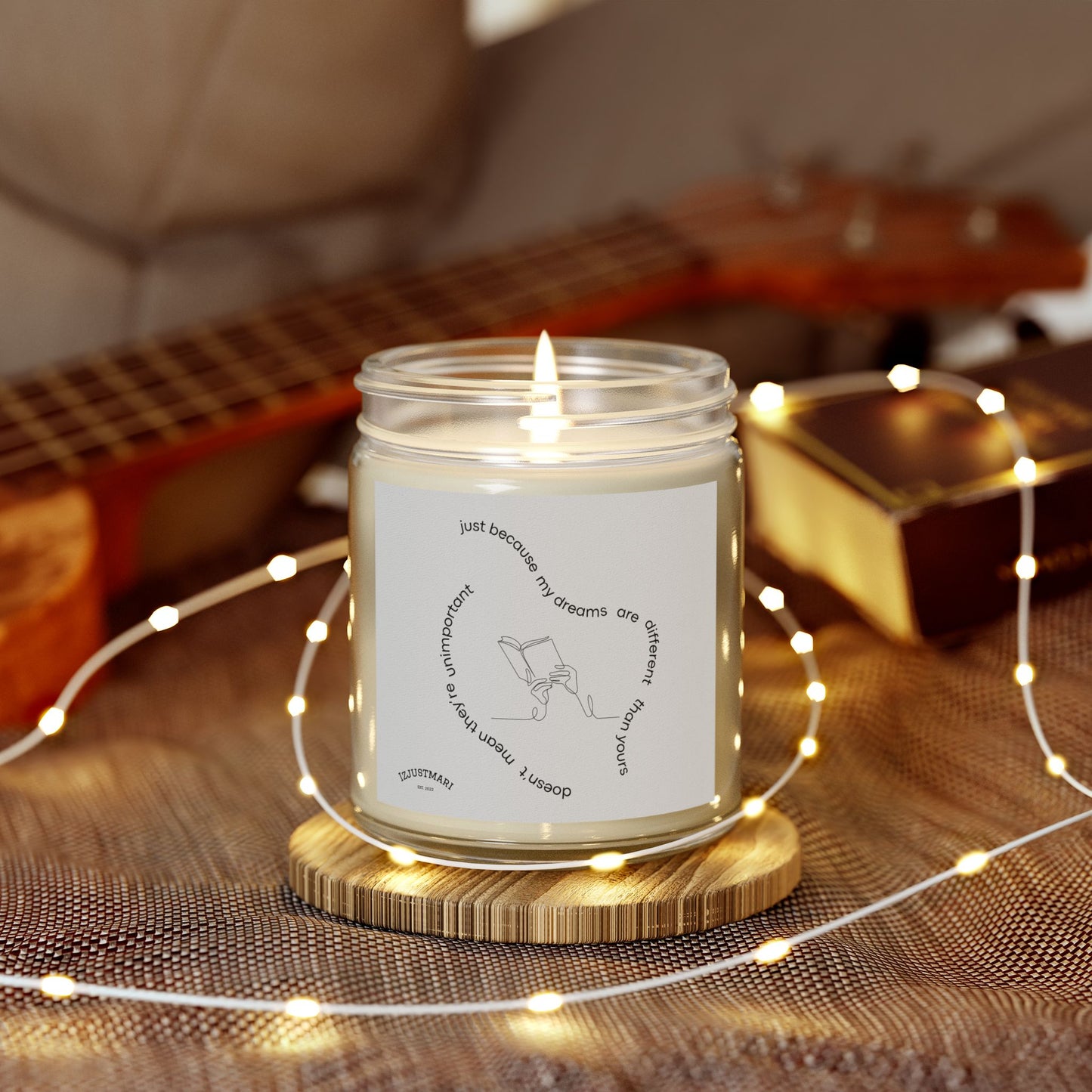 Little Women Quote Scented Candles (4oz, 9oz)