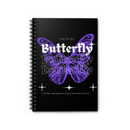 BTS Suga Butterfly Lyric Spiral Notebook