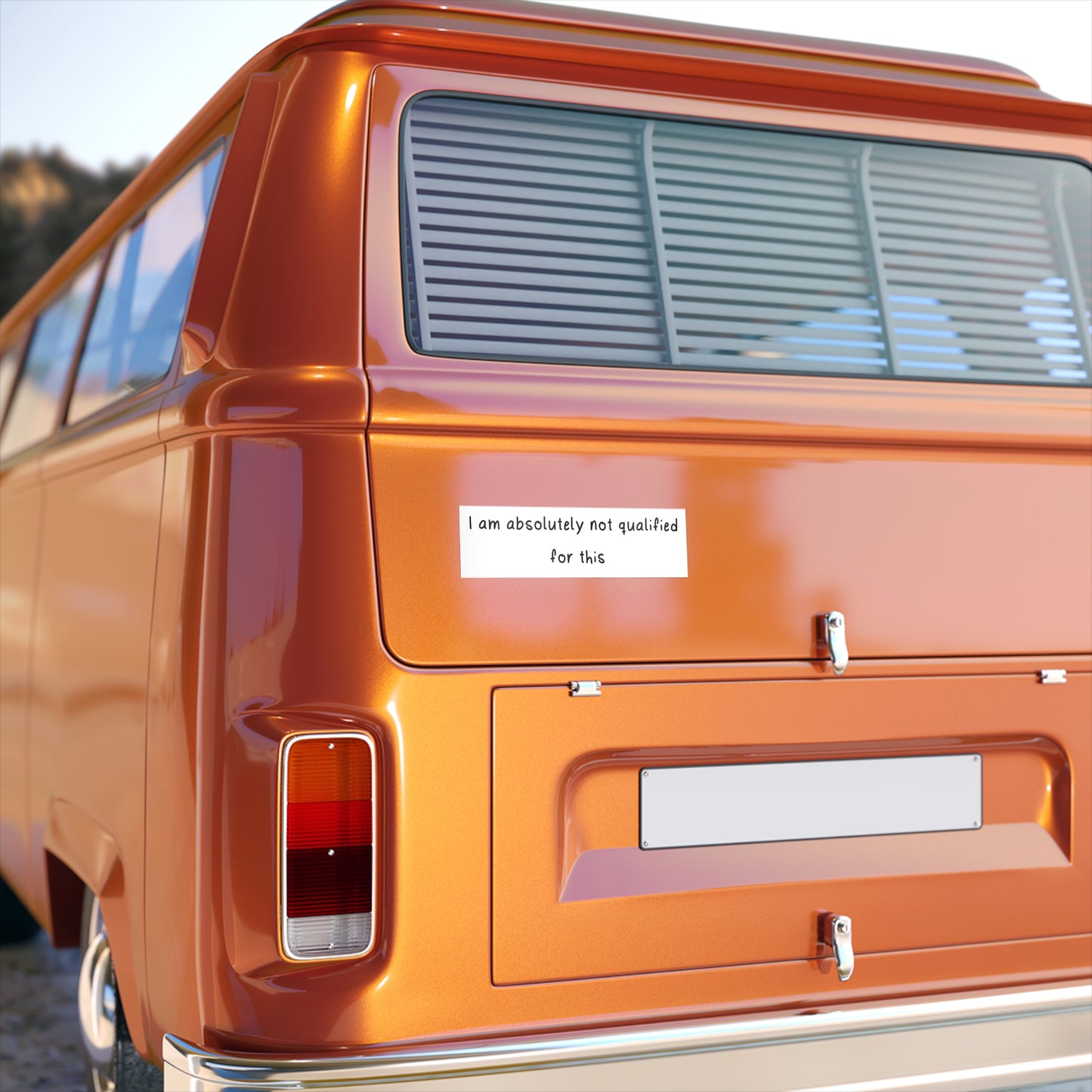 Not Qualified Bumper Sticker