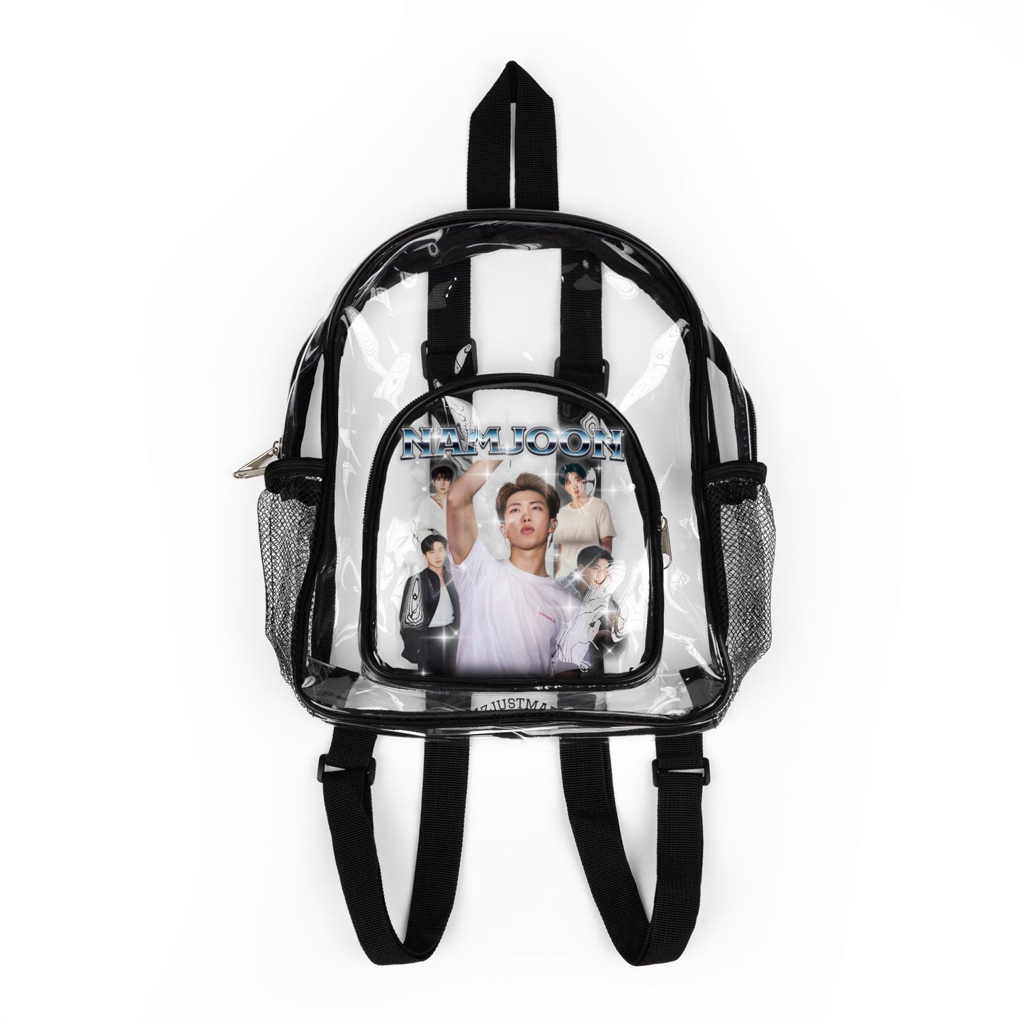 Namjoon Clear Stadium Backpack — Concert-Ready Clear Backpack for Fans