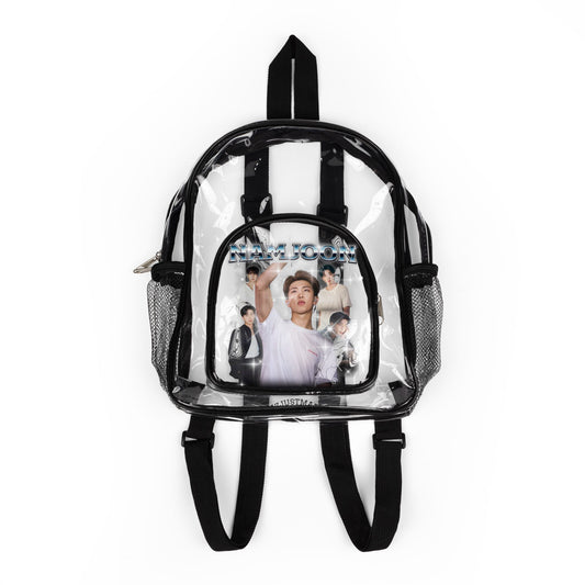 Namjoon Clear Stadium Backpack — Concert-Ready Clear Backpack for Fans